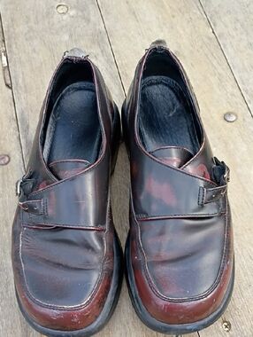 Dansko Brown Leather Monk Strap Loafers Women's Size 41